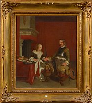 TER BORCH Gérard (1617 - 1681). D`après. 