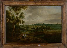 VAN UDEN Lucas (1595 - 1672). Attribué à. 