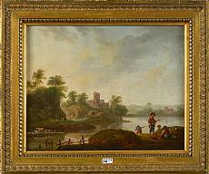 PILLEMENT Jean-Baptiste (1728 - 1808). Attribué à. 
