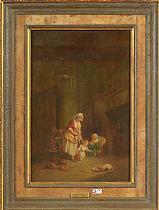 MORLAND George (1763 - 1804). Attribué à. 