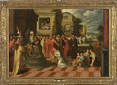 FRANCKEN Frans II (1581 - 1642). Attribué à. 