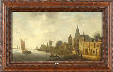 VAN GOYEN Jan (1596 - 1656). Suiveur de. 
