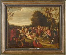 FRANCKEN Frans II (1581 - 1642). Attribué à. 