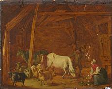 DEFRANCE Léonard (1735 - 1805). Attribué à. 
