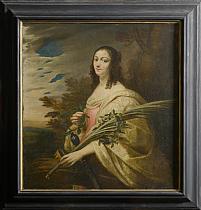 LELY Peter (1618 - 1680). Attribué à. 