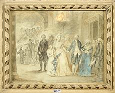 BENAZECH Charles (1767 - 1794). Attribué à. 